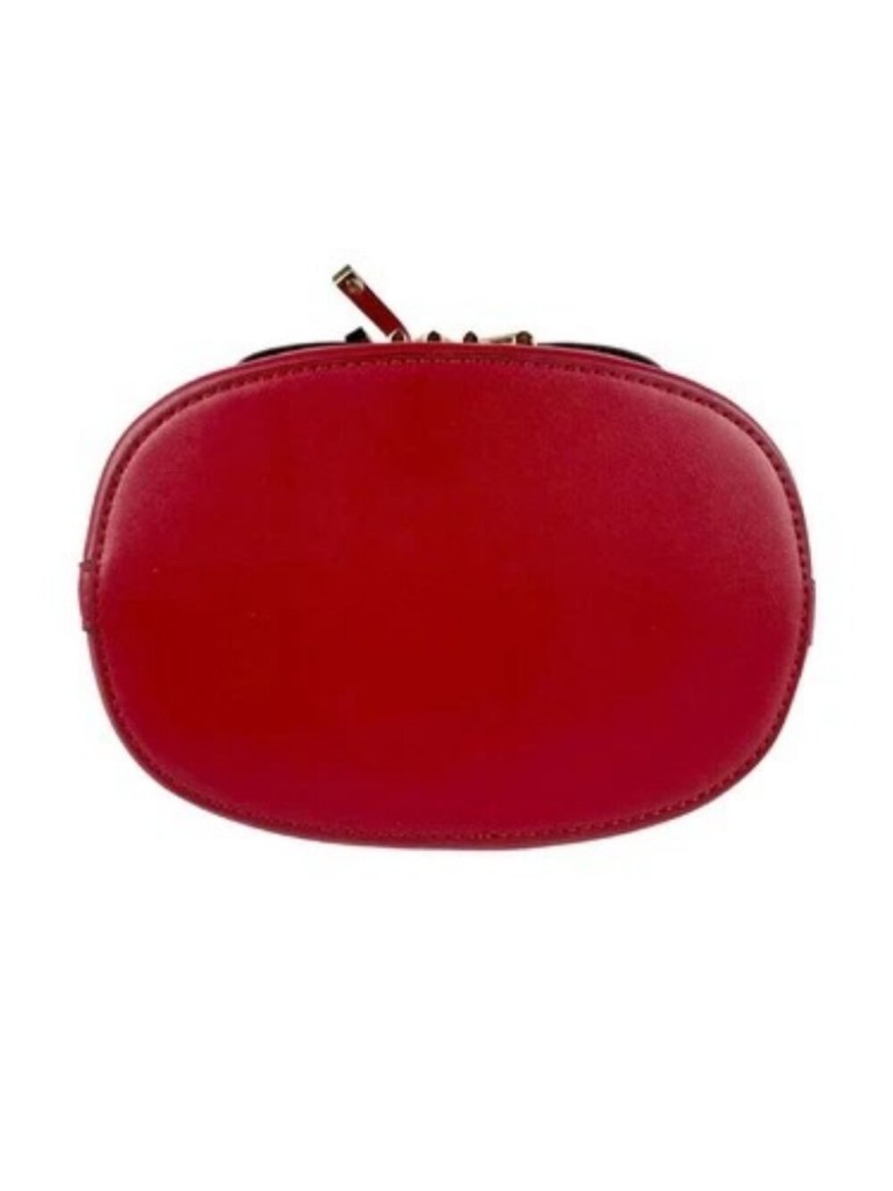 Auth Michael Kors Handbag Shoulder Bag Red/White Leather/Goldtone - z6654 - Picture 4 of 13